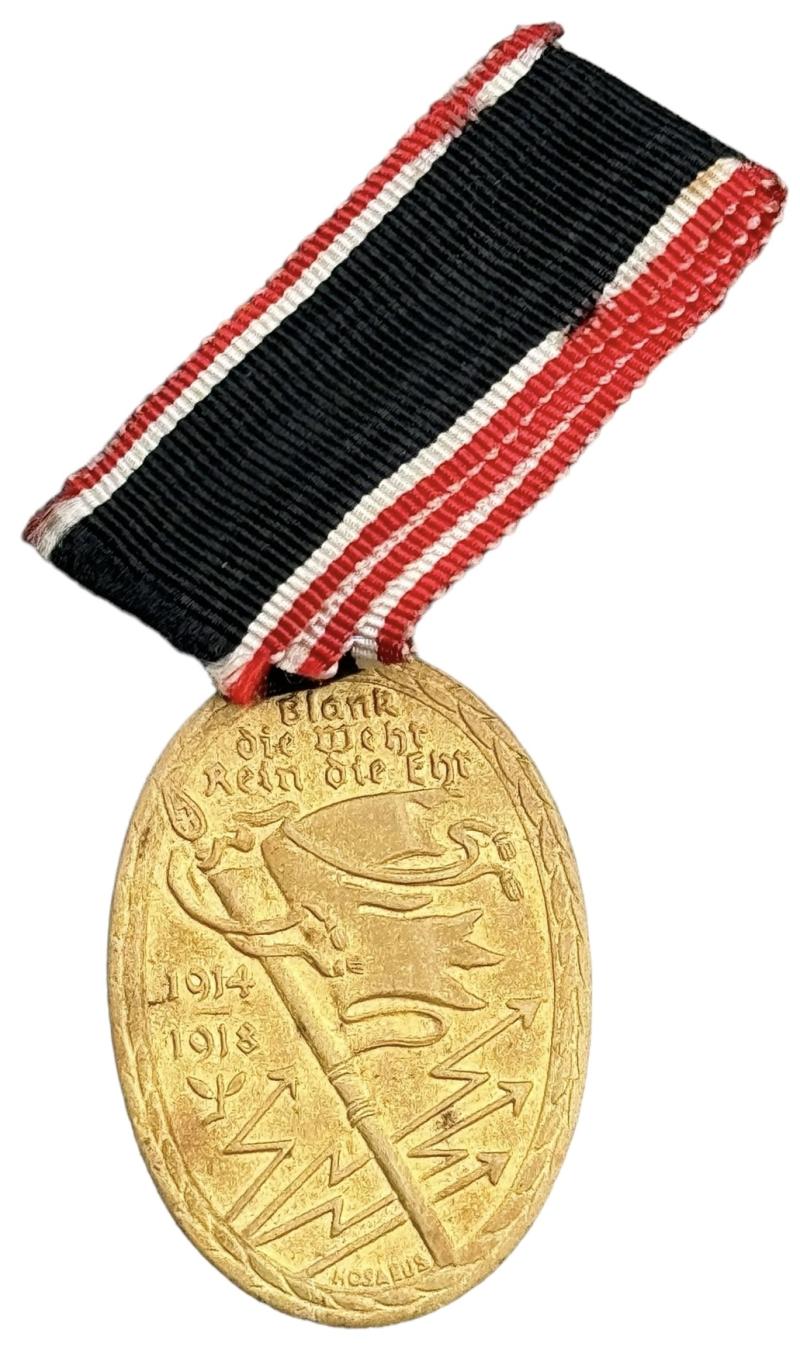 Verdienstorden Blank die Wehr Rein die Ehr 1914 - 1918