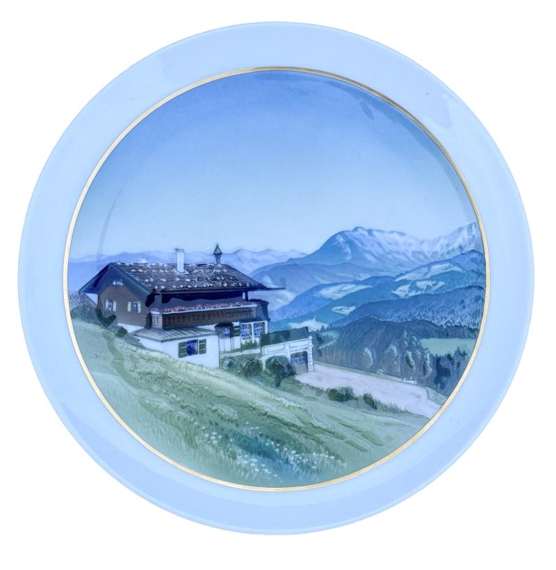 Rosenthal Porcelain Plate Adolf Hitlers House
