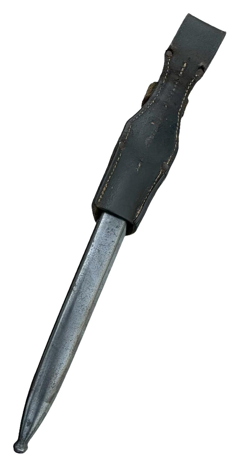 K98 Bayonet with leather Frog (Commercial)