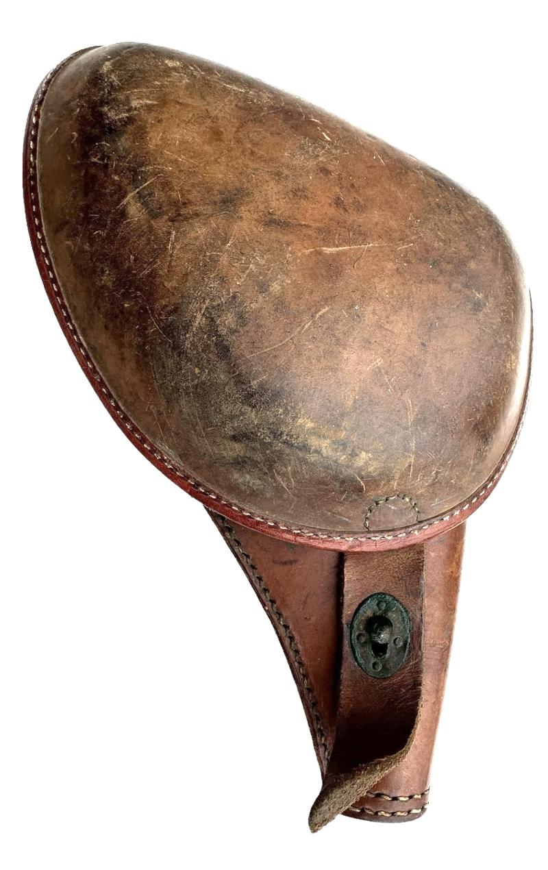 French Leather Revolver Holster Model 1892 WW1 WW2 Clam Shell