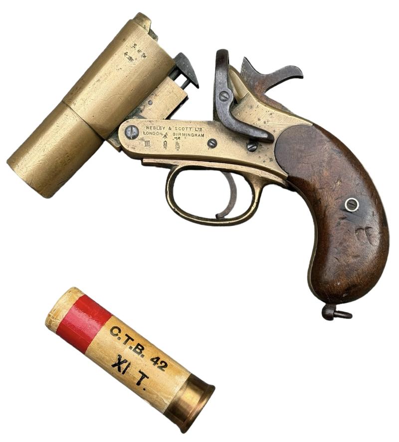 British WW2 Webley & Scott Flare Gun