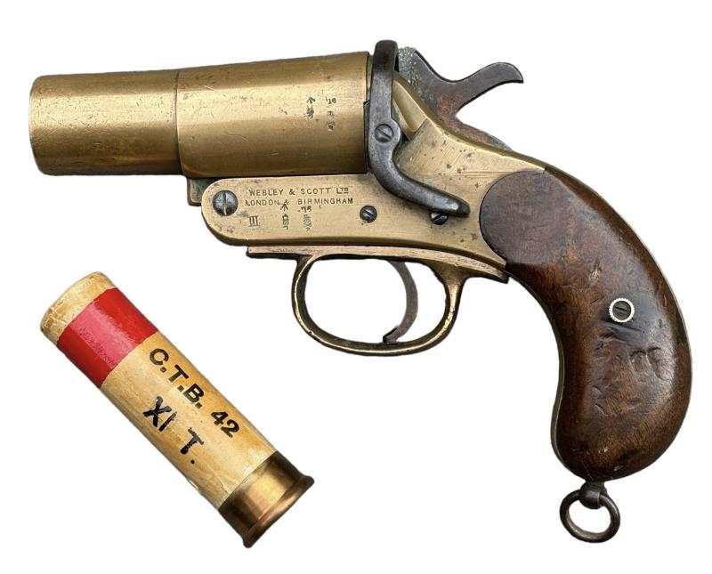 British WW2 Webley & Scott Flare Gun