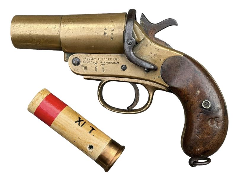 British WW2 Webley & Scott Flare Gun