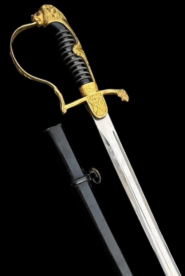 German Officers Löwekopf Sword (Lion head)