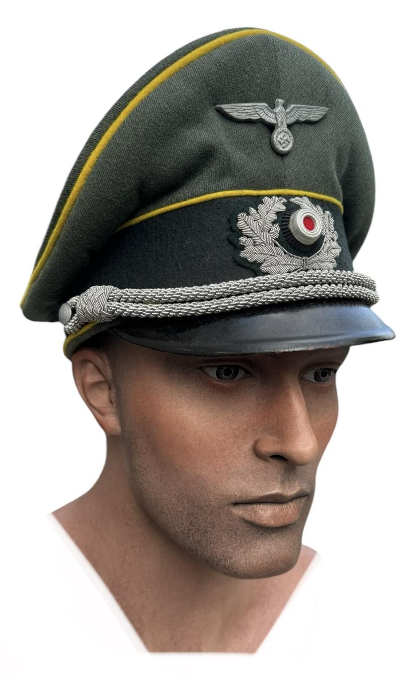 Wehrmacht Nachrichten Officers Visor Cap