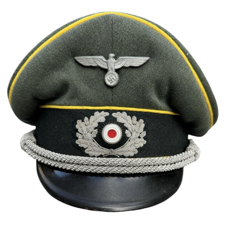 Wehrmacht Nachrichten Officers Visor Cap