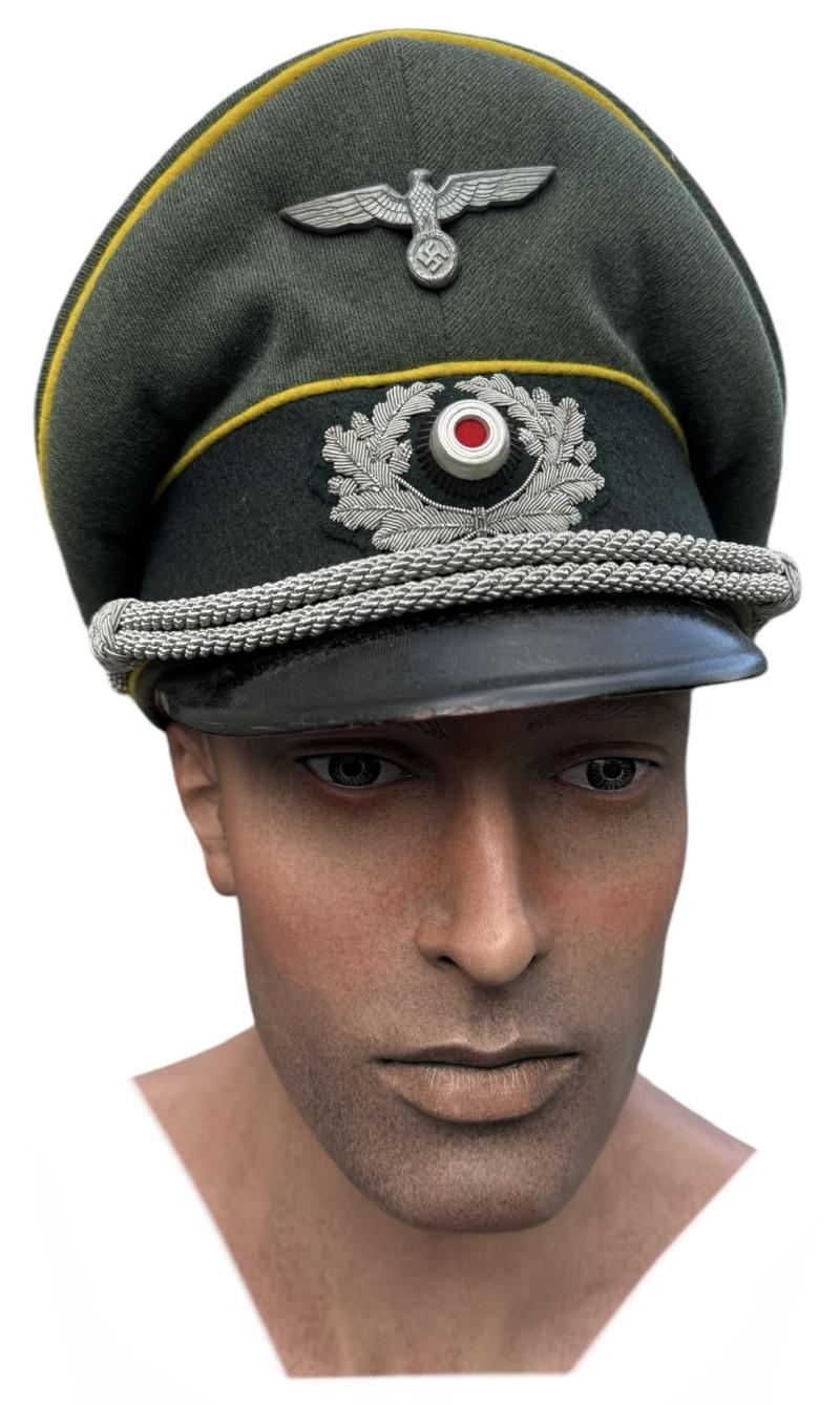 Wehrmacht Nachrichten Officers Visor Cap