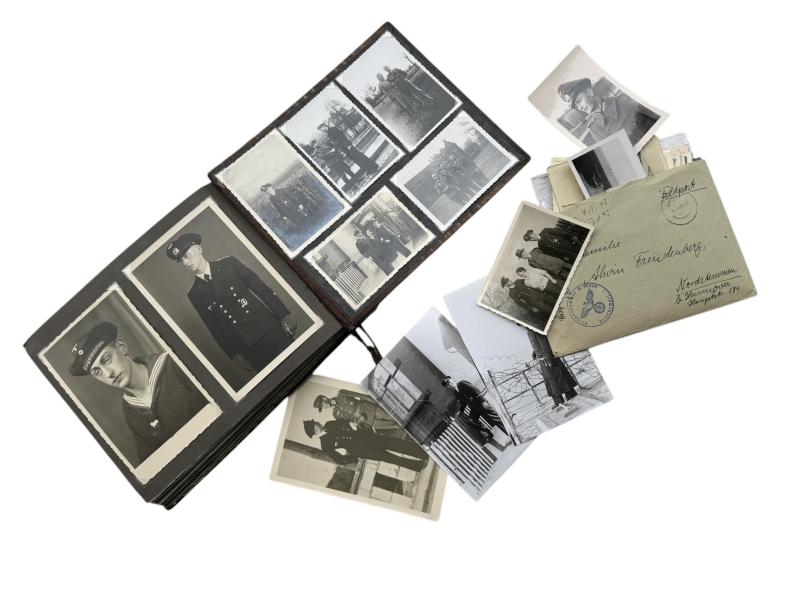 Kriegsmarine photo Album Officer Alwin Freudenberg