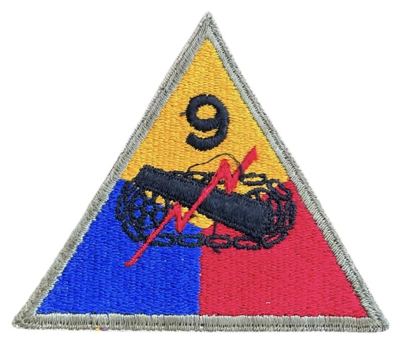 US WW2 9th Armoured Division Patch