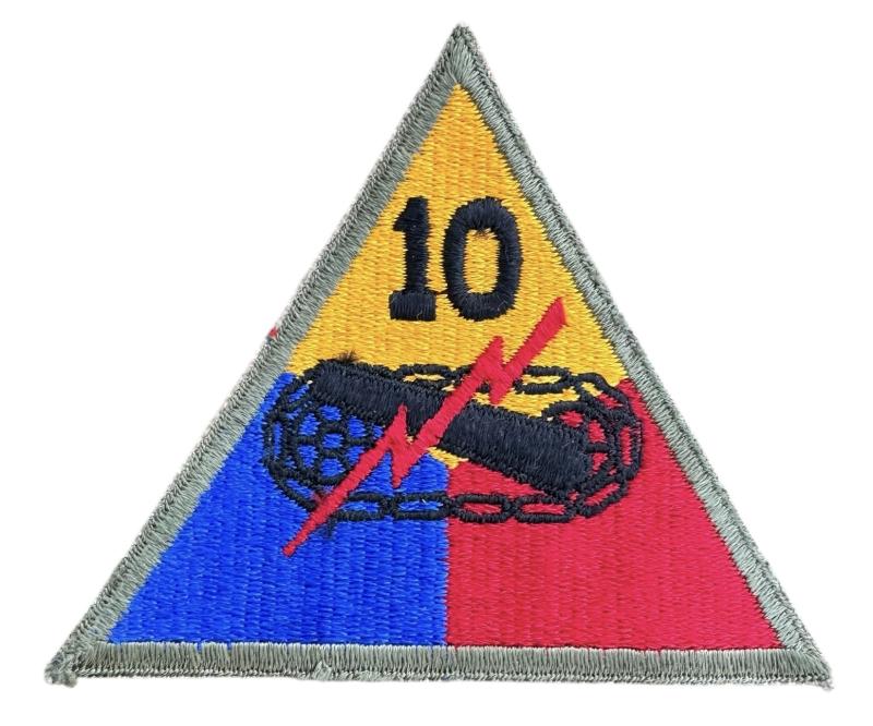US WW2 10th Armoured Division Patch