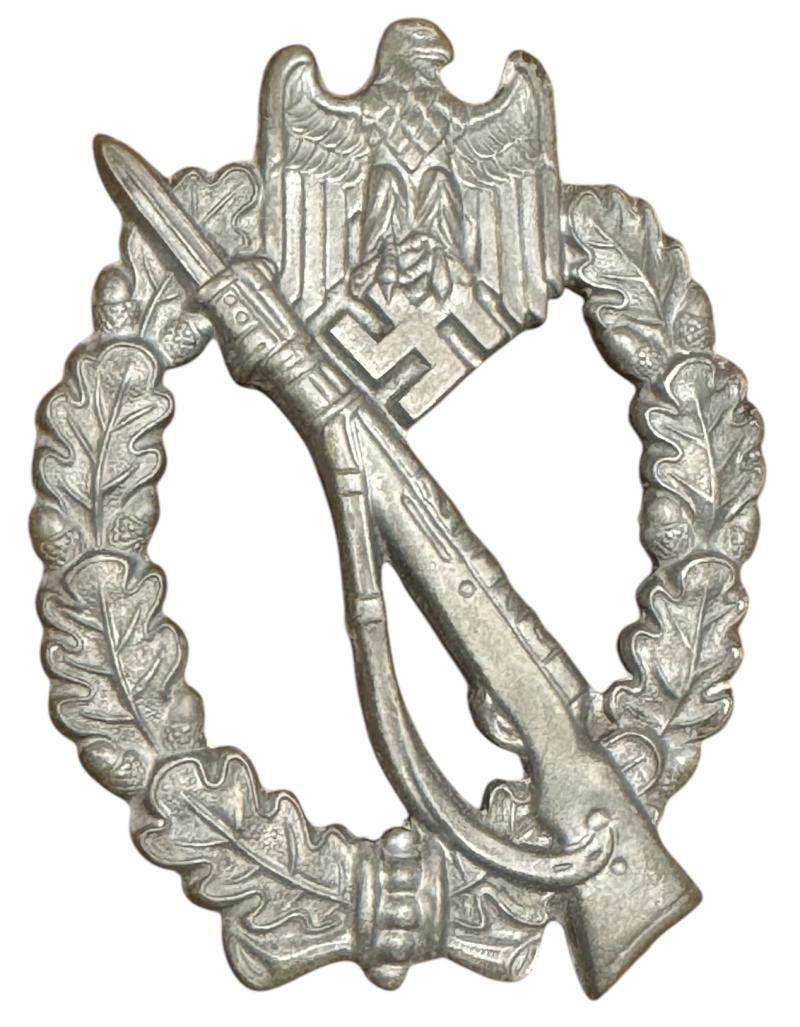 Infantry Assault Badge (IAB) Infanterie Sturm Abzeichen in Silver.