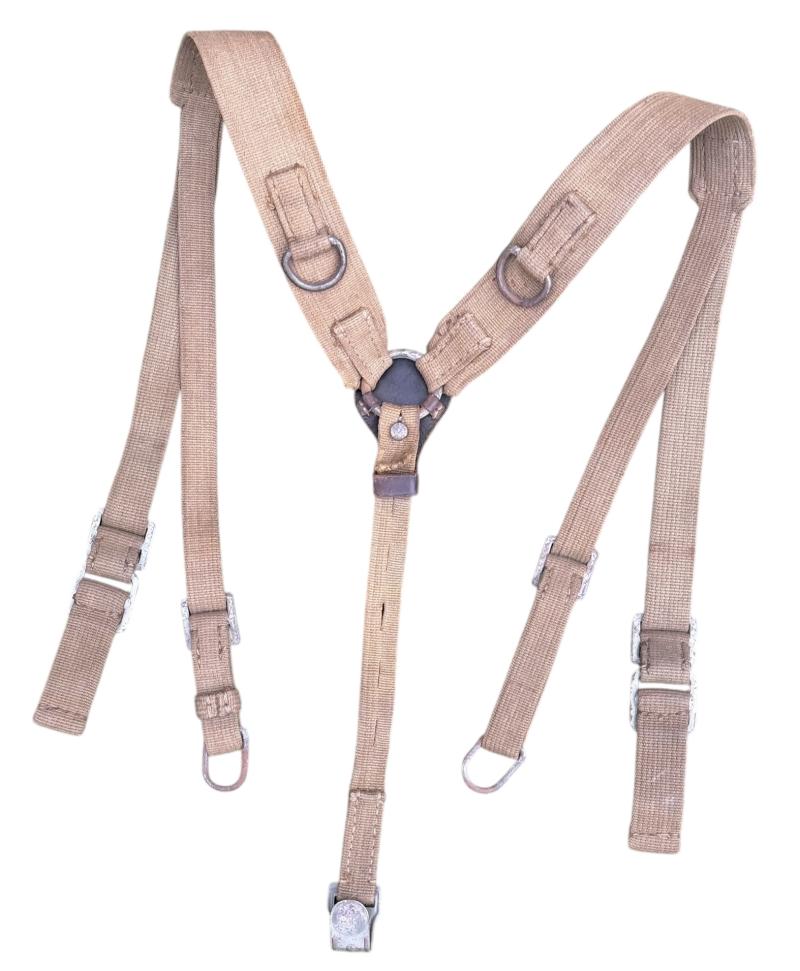 DAK Tropical Wehrmacht/WaffenSS combat Y strap (Koppeltragenstell)
