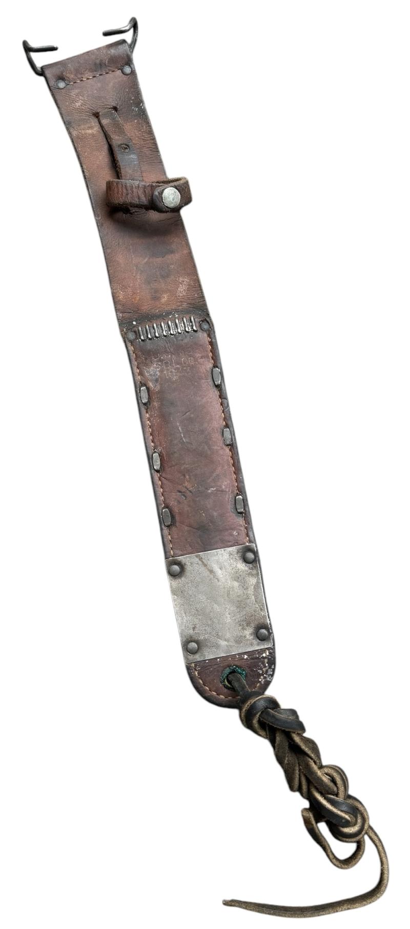 US WW2 M6 leather M3 Knife Scabbard