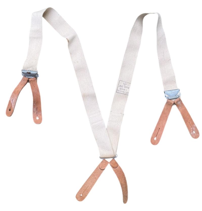 British WW2 Battle Dress Trousers Suspenders