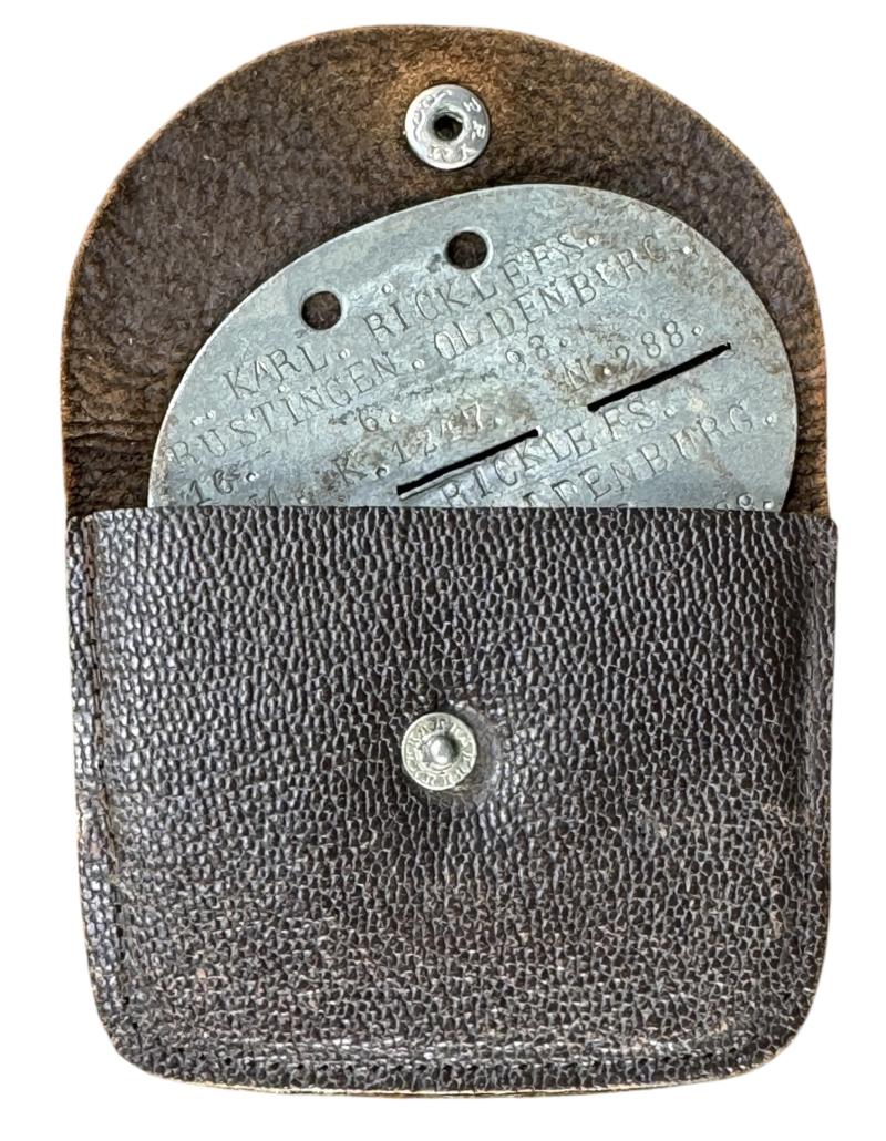 German WW1 Imperial E-Marke (Dog-Tag)