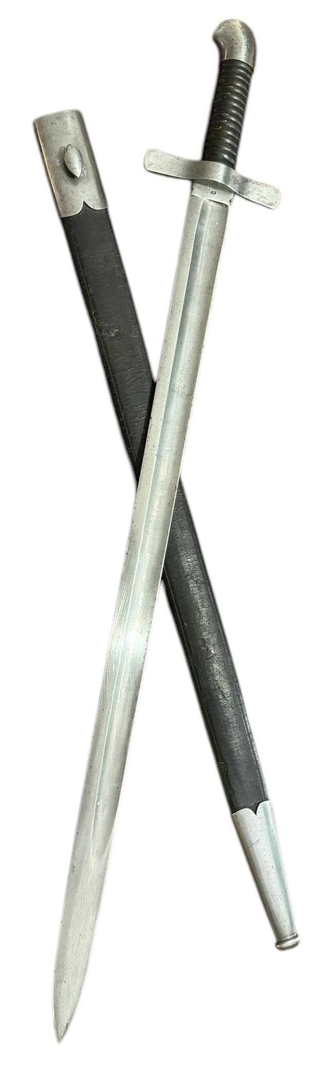 Belgium 19th Century Carabine à Tige Bayonet