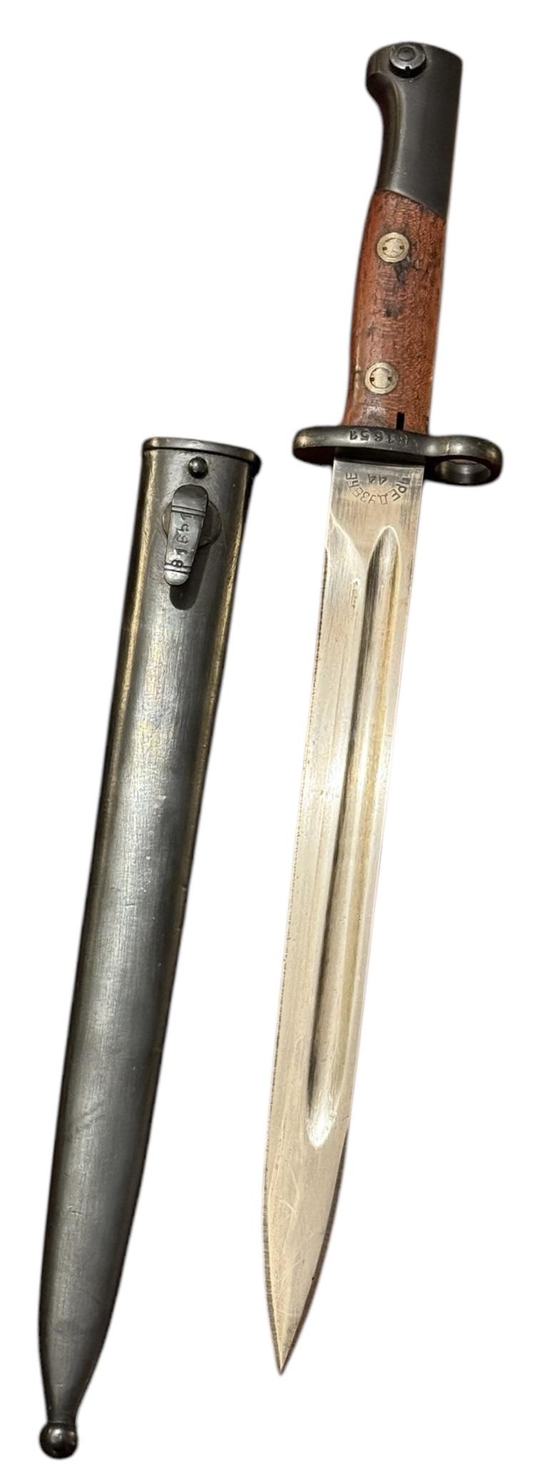 Yugoslavian model 1924 short FN Bayonet