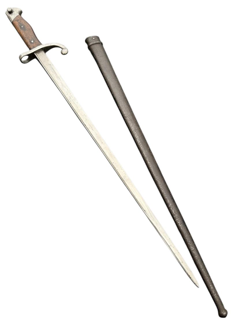 Belgium/French model 1882 Garde Civique Bayonet