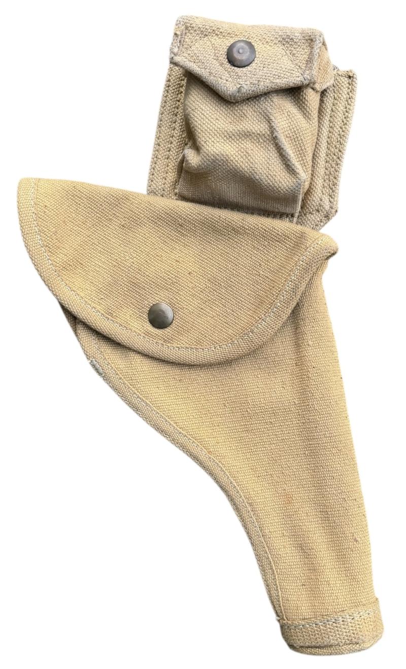 Canadian WW2 Revolver Holster with Ammunition Pouch