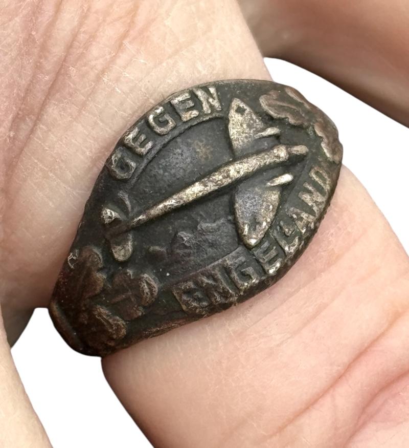 German WW2 Ring Gegen England