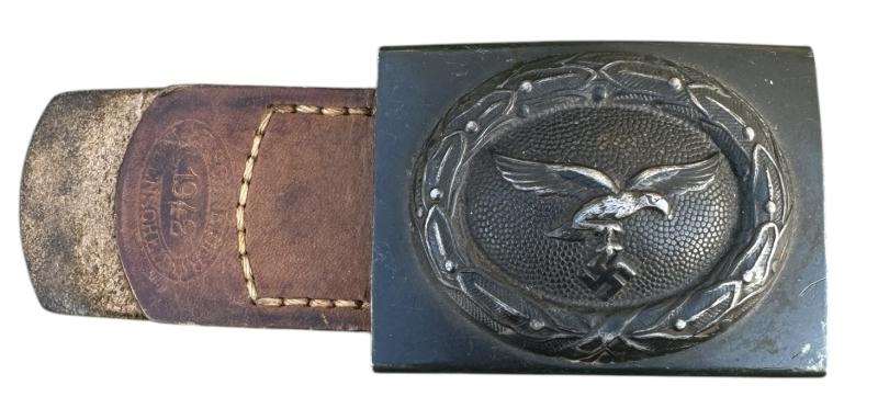 Luftwaffe steel Belt Buckle with Tab