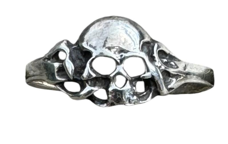 Wehrmacht era 925 Silver Skull Ring