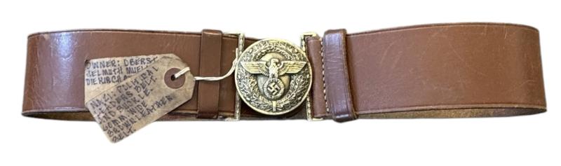 Named NSDAP Political Leader Belt