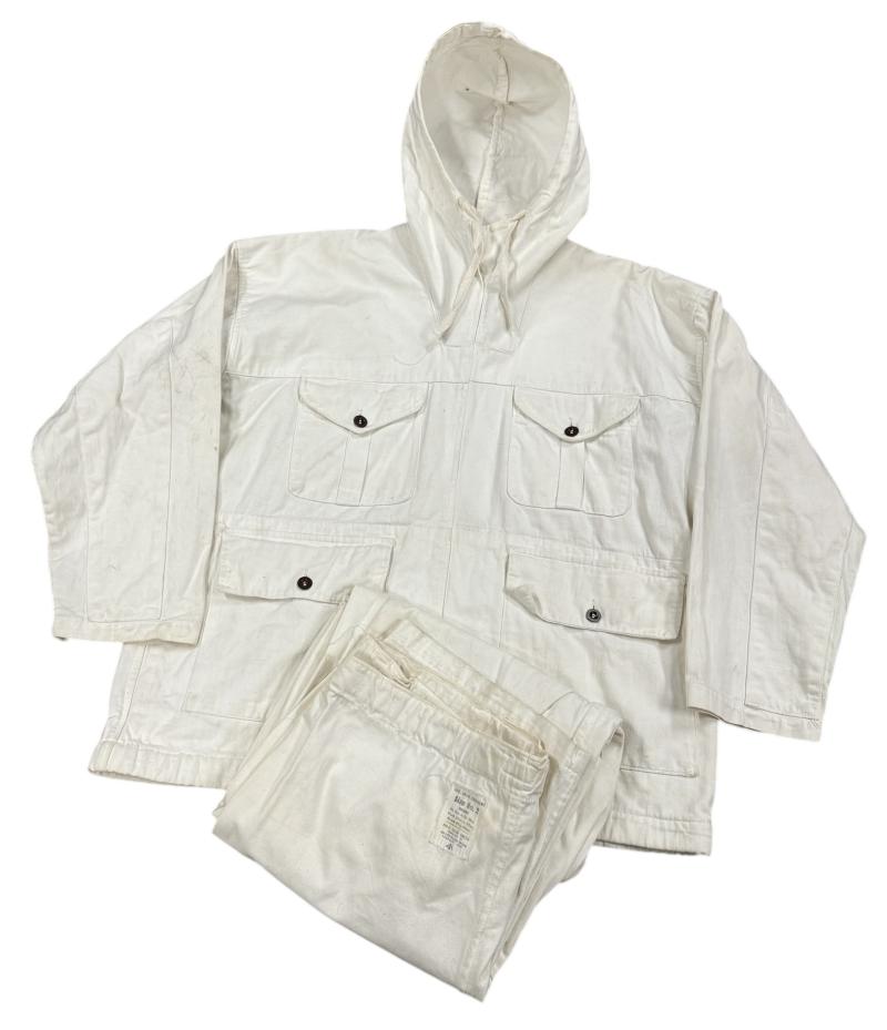 British WW2 windproof snow camo Smock and Trousers