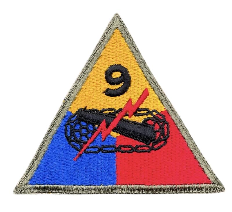 US WW2 9th Armoured Division Patch