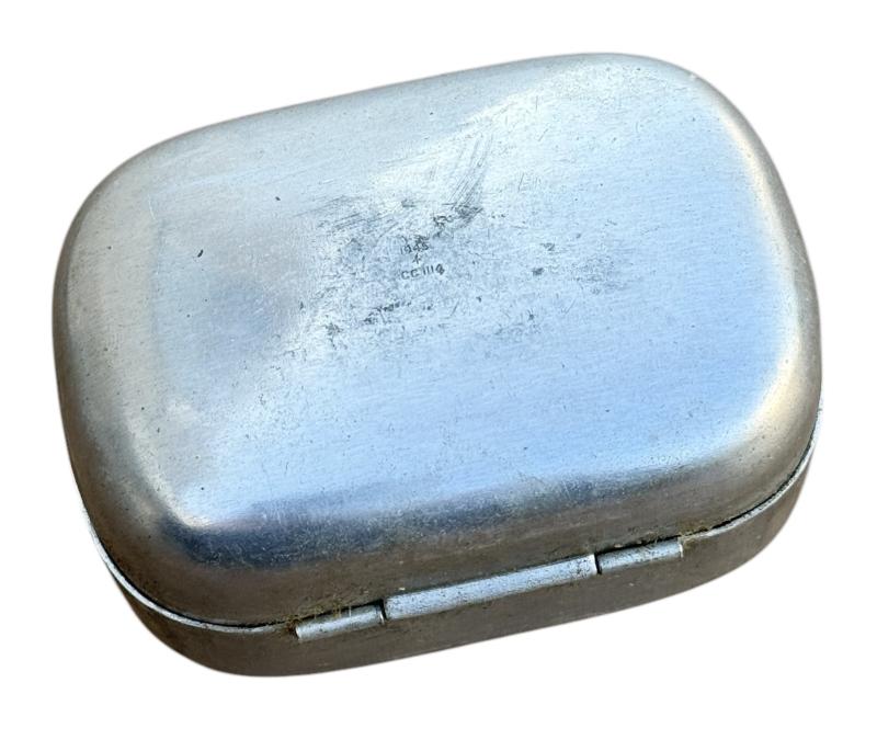 British WW2 Aluminium Soap Container