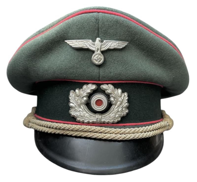 Wehrmacht Panzer Officers Visor Cap