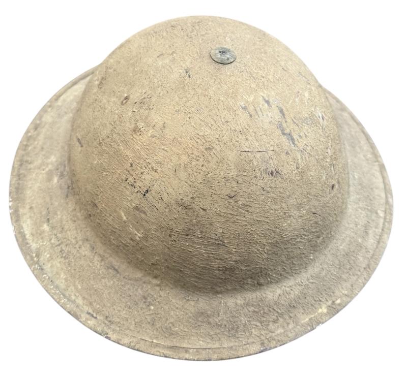 South African WW2 made Brodie Helmet in Dessert Camo