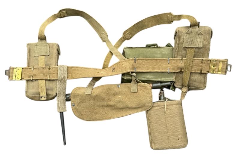 British WW2 Webbing Combat Gear