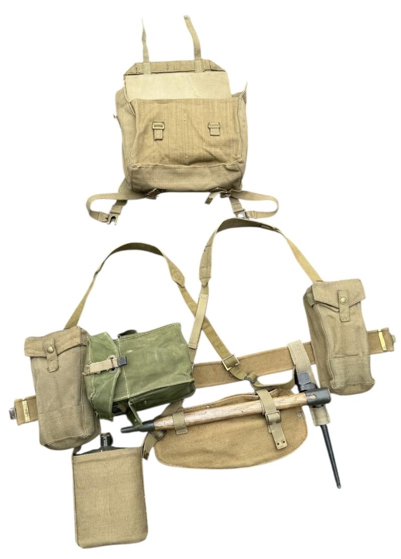 British WW2 Webbing Combat Gear
