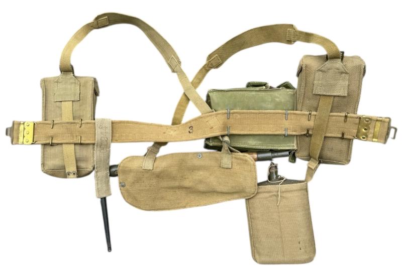 British WW2 Webbing Combat Gear