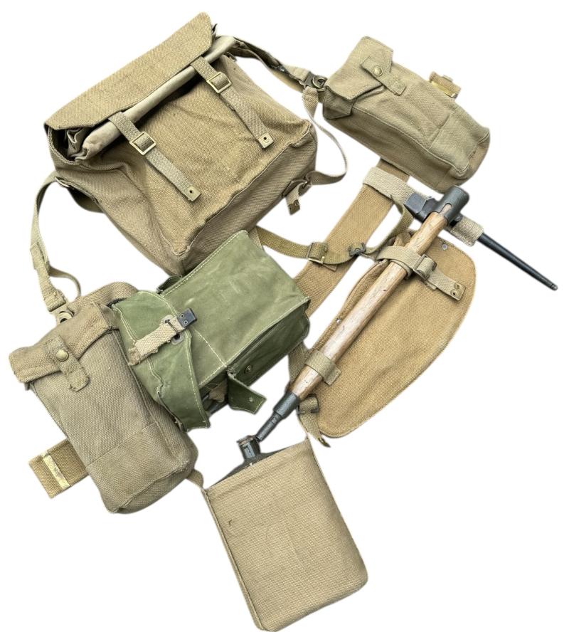 British WW2 Webbing Combat Gear