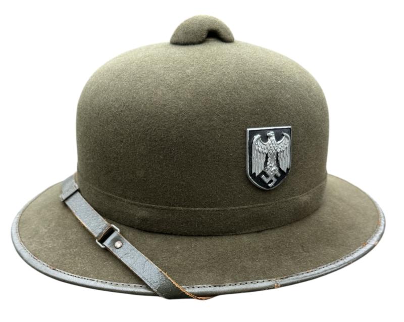DAK Wehrmacht Tropical Pit Helmet