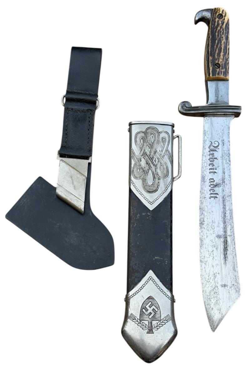 Reichs Arbeids Dienst Dagger and Hanger