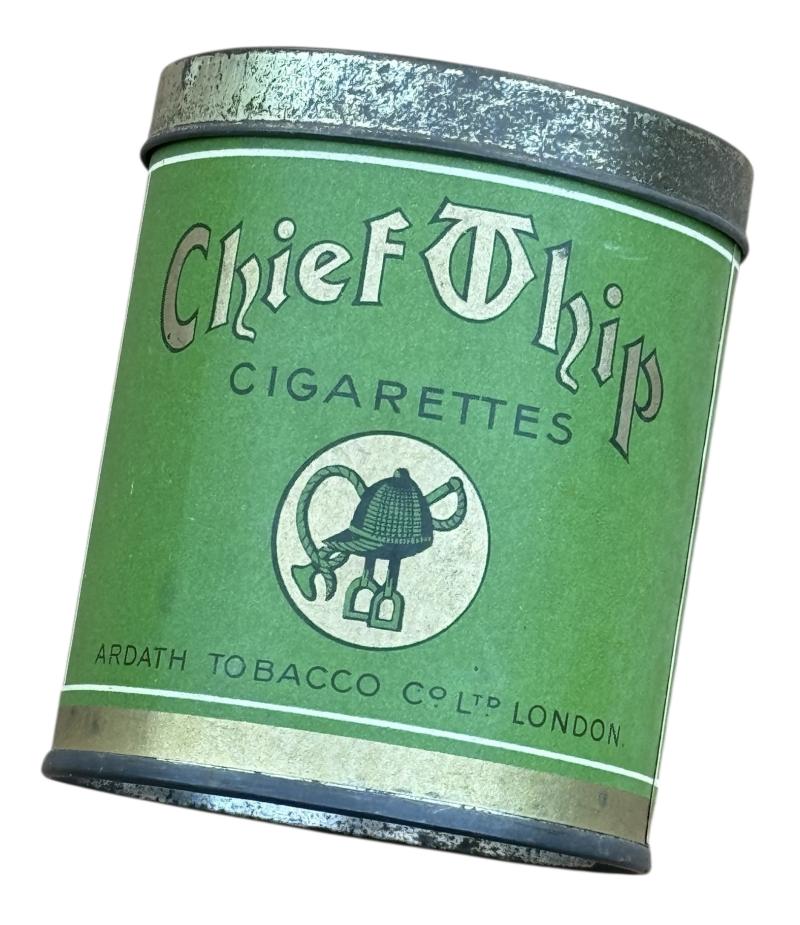 British WW2 Chief T chip Cigarette Can (full content)