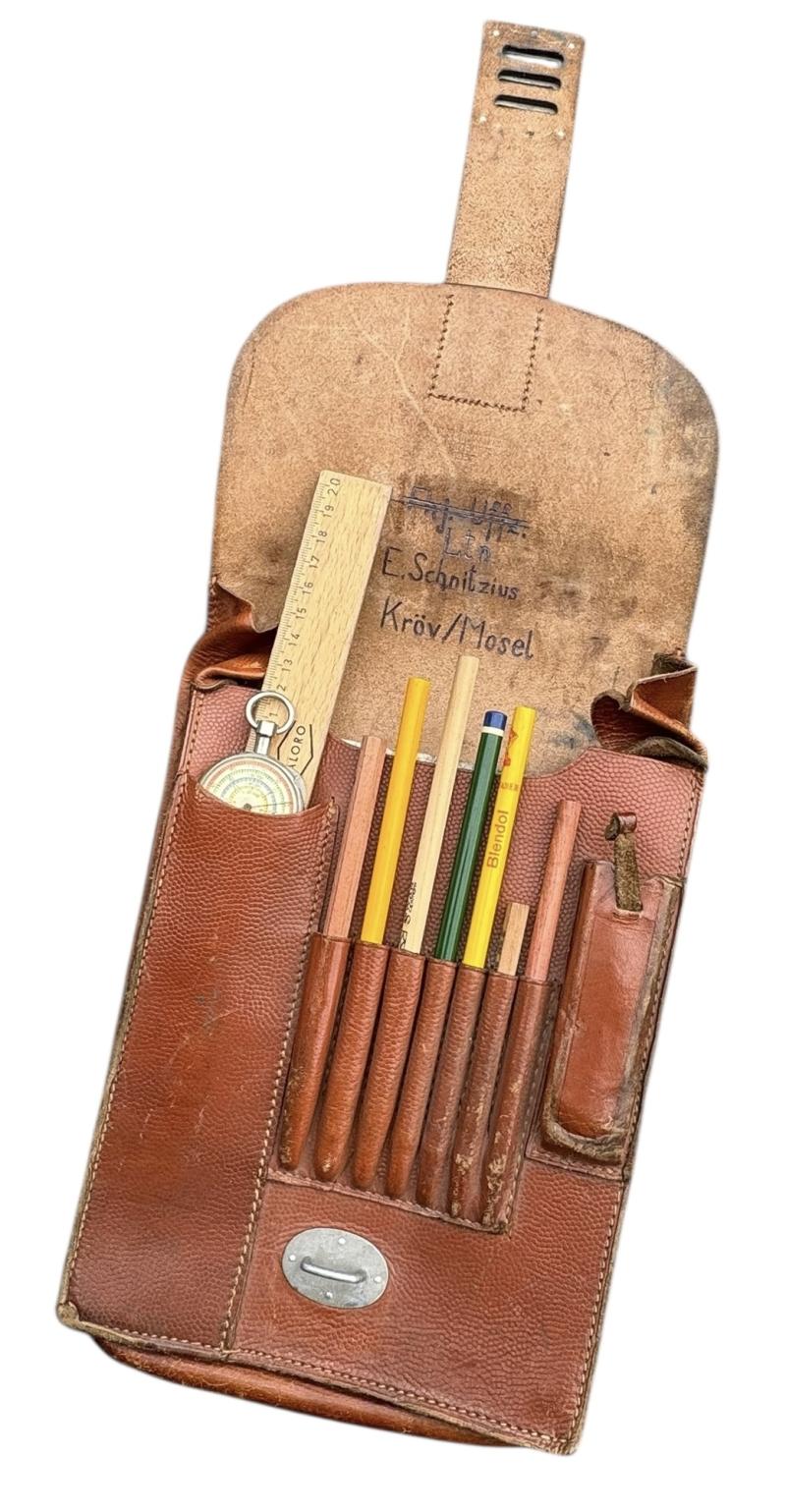 Named Wehrmacht/Luftwaffe Mapcase with content
