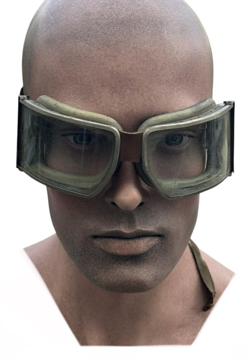 Early Wehrmacht Motorcycle Dust Goggles