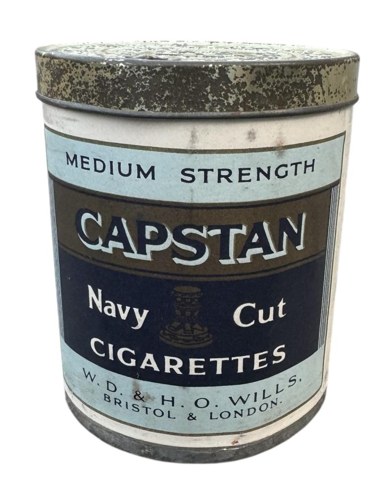 British WW2 Capstan Cigarette Can (full content)
