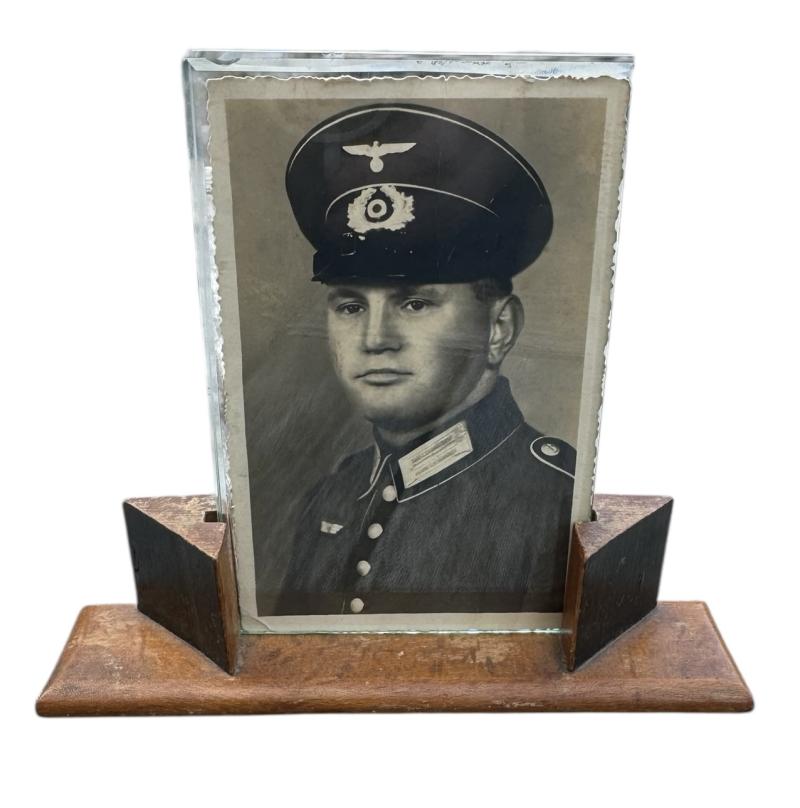 Framed Wehrmacht Portrait Photo