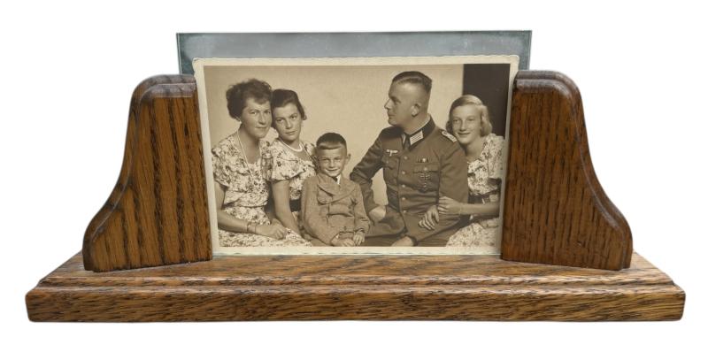 Framed Wehrmacht Portrait Photo