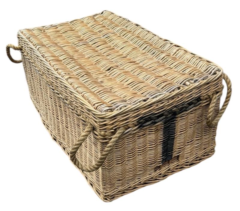 British WW2 Airborne Wicker Pannier (Dropping Basket)