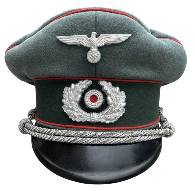 Wehrmacht Artillery Officers Visor Cap