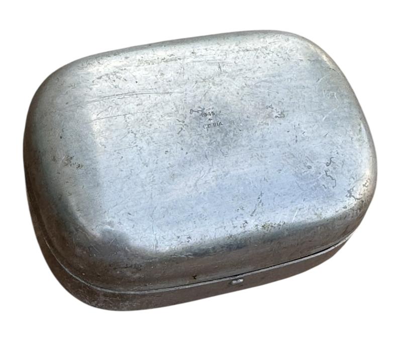 British WW2 Aluminium Soap Container