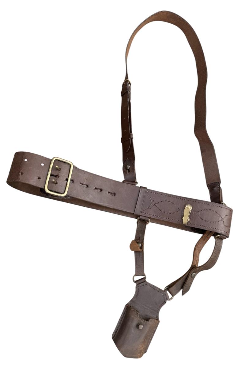 Dutch Officers Belt, Shoulder Strap and Sword Hanger