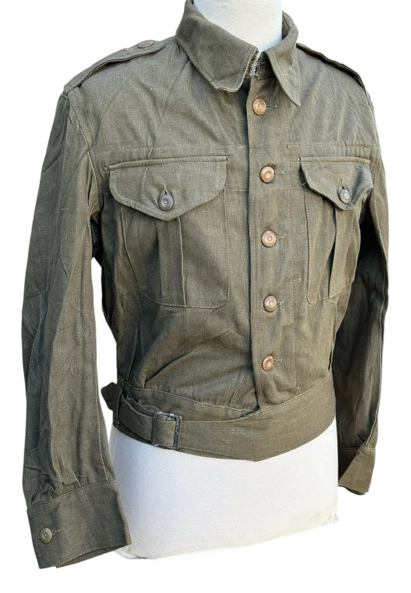 British WW2 Denim Battle Dress tunic