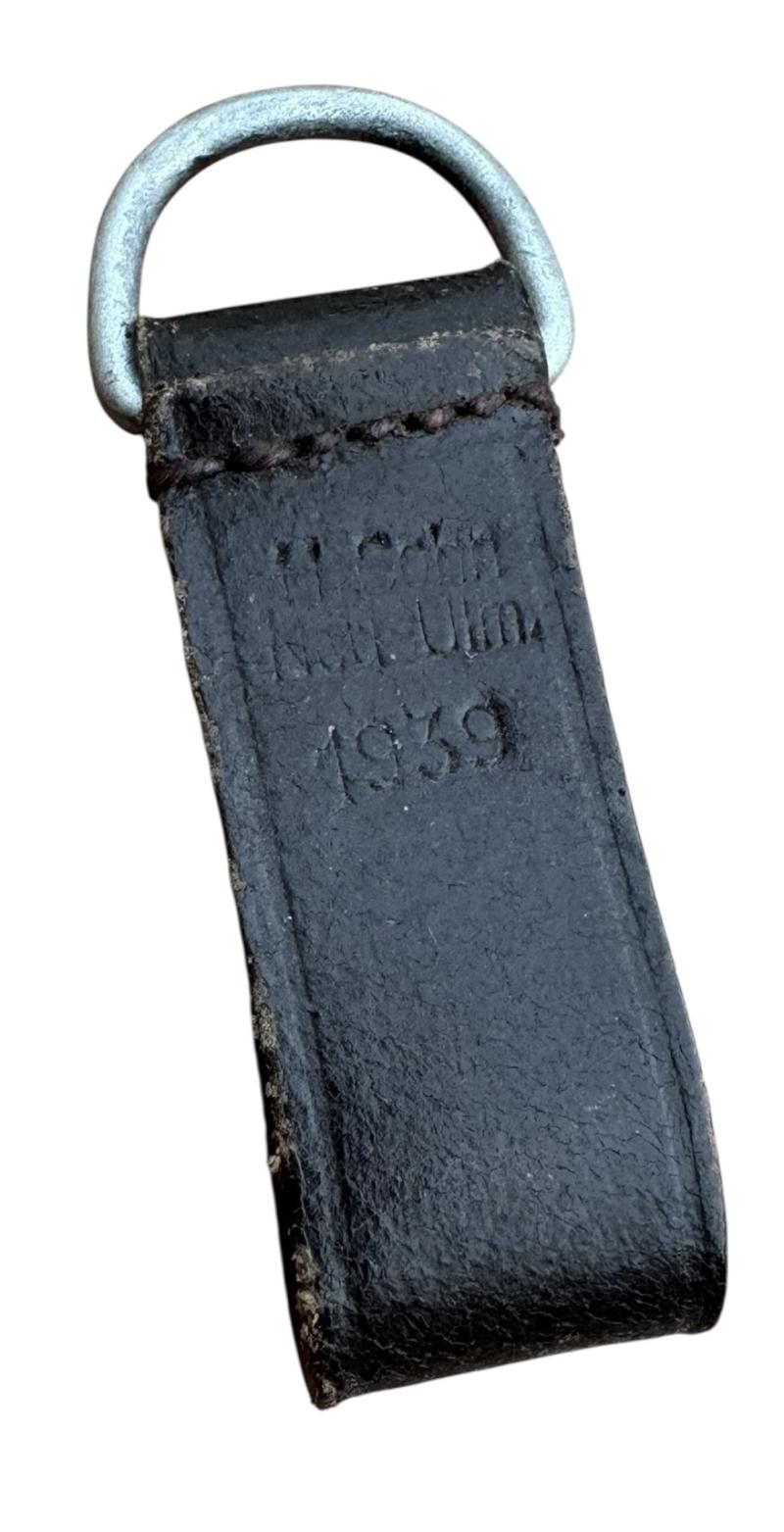 Luftwaffe dark brown D-ring Belt Strap